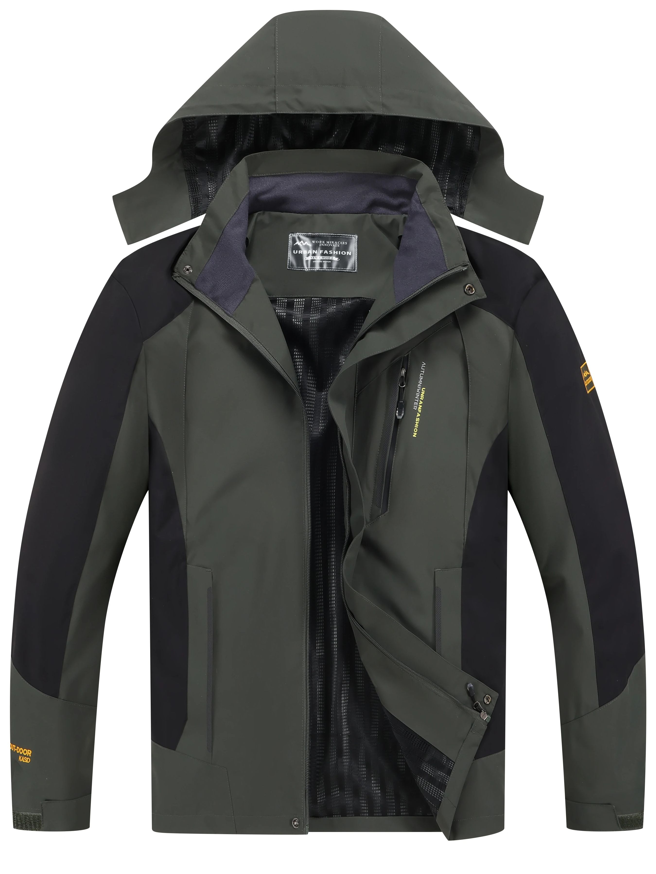 Outdoor Sport Waterproof Jacket - Мужская водонепроницаемая походная куртка большого размера,