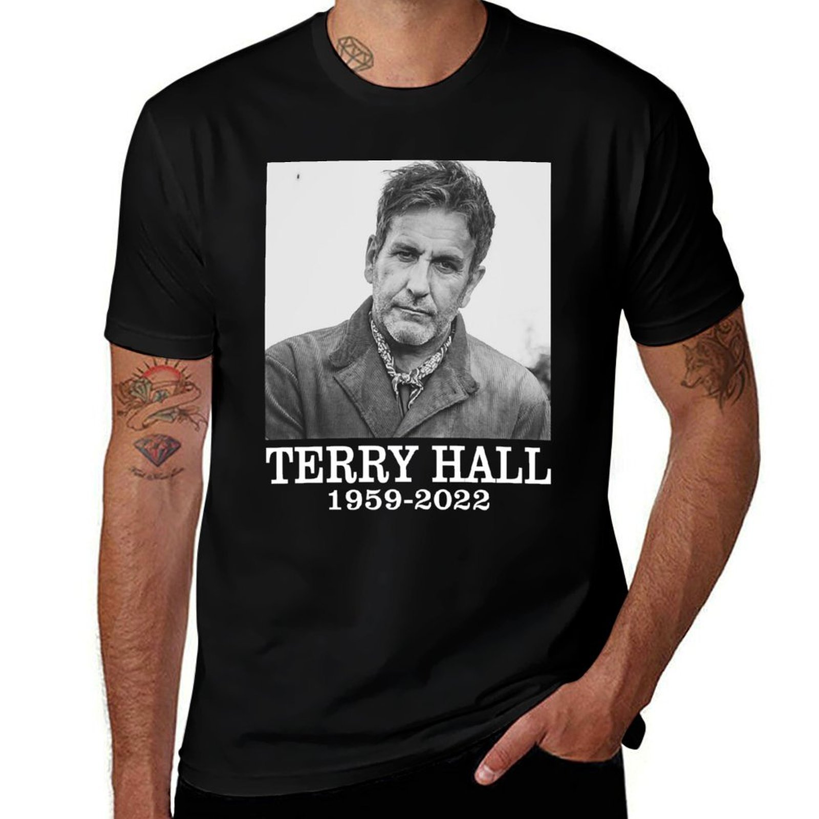 Outdoor Sports Hall - Футболка RIP TERRY HALL 1959-2022 для