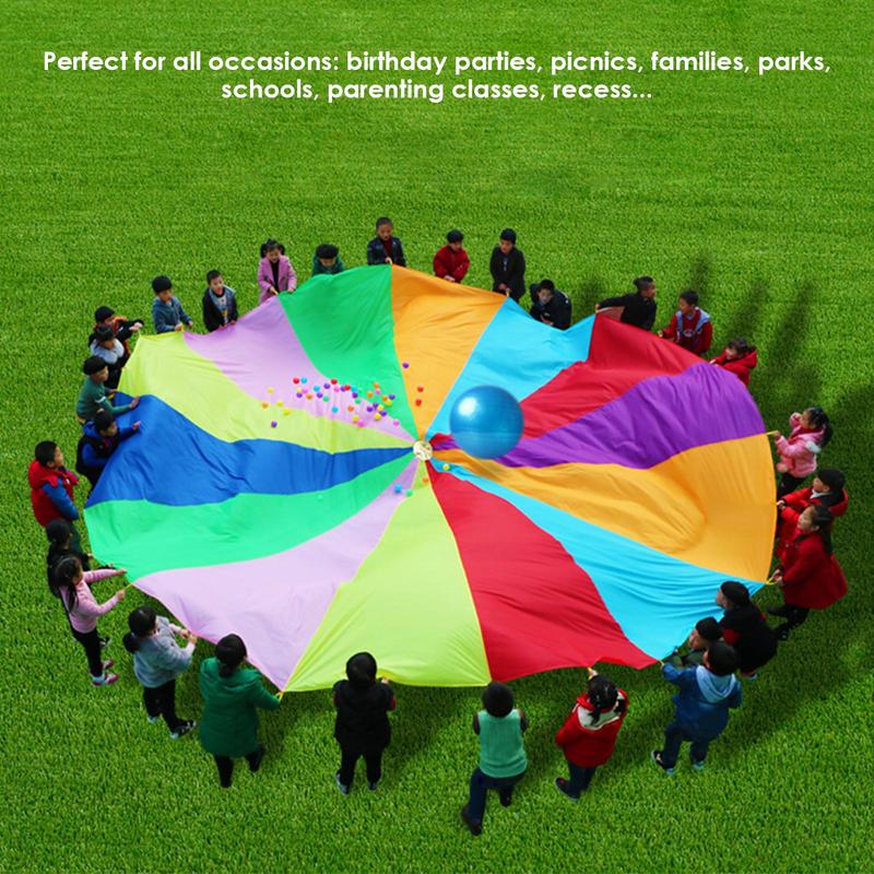 Радужный парашют для детей, сп – обзор и цена Outdoor Sports Umbrella