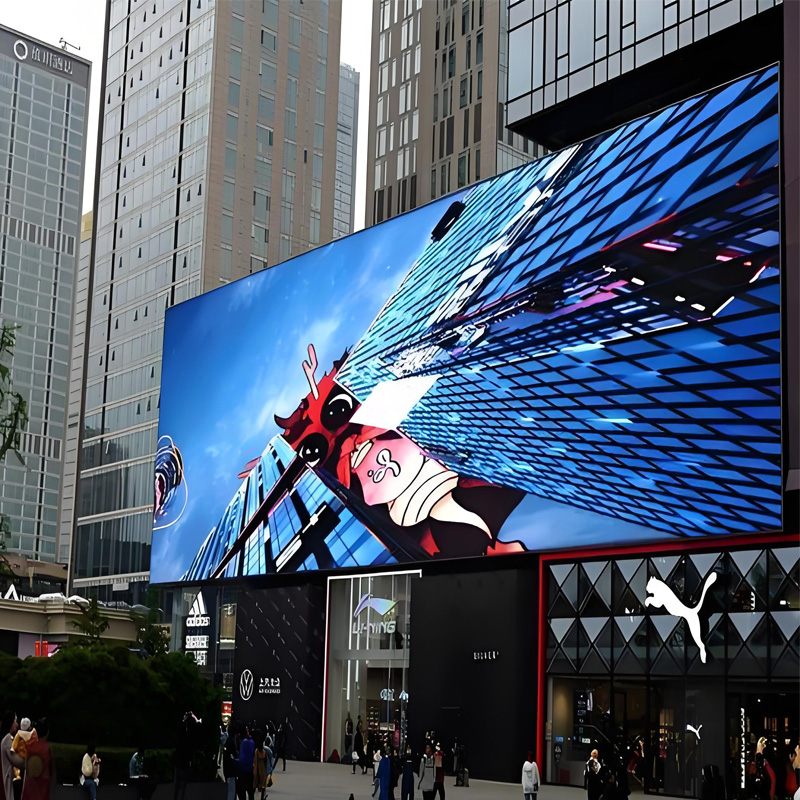 Наружный рекламный LED-экран 3 – обзор и цена Outdoor Sport Background