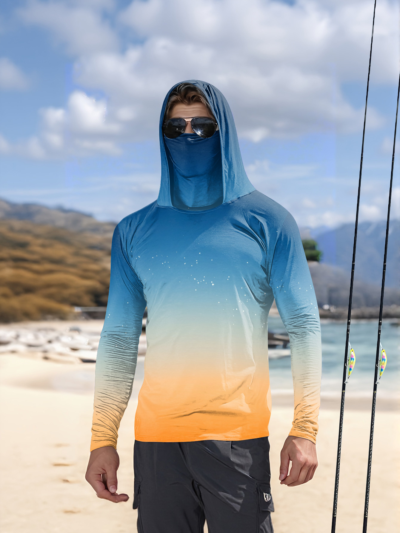 Летняя мужская рубашка с длинн – обзор и цена Outdoor Sport Leisure