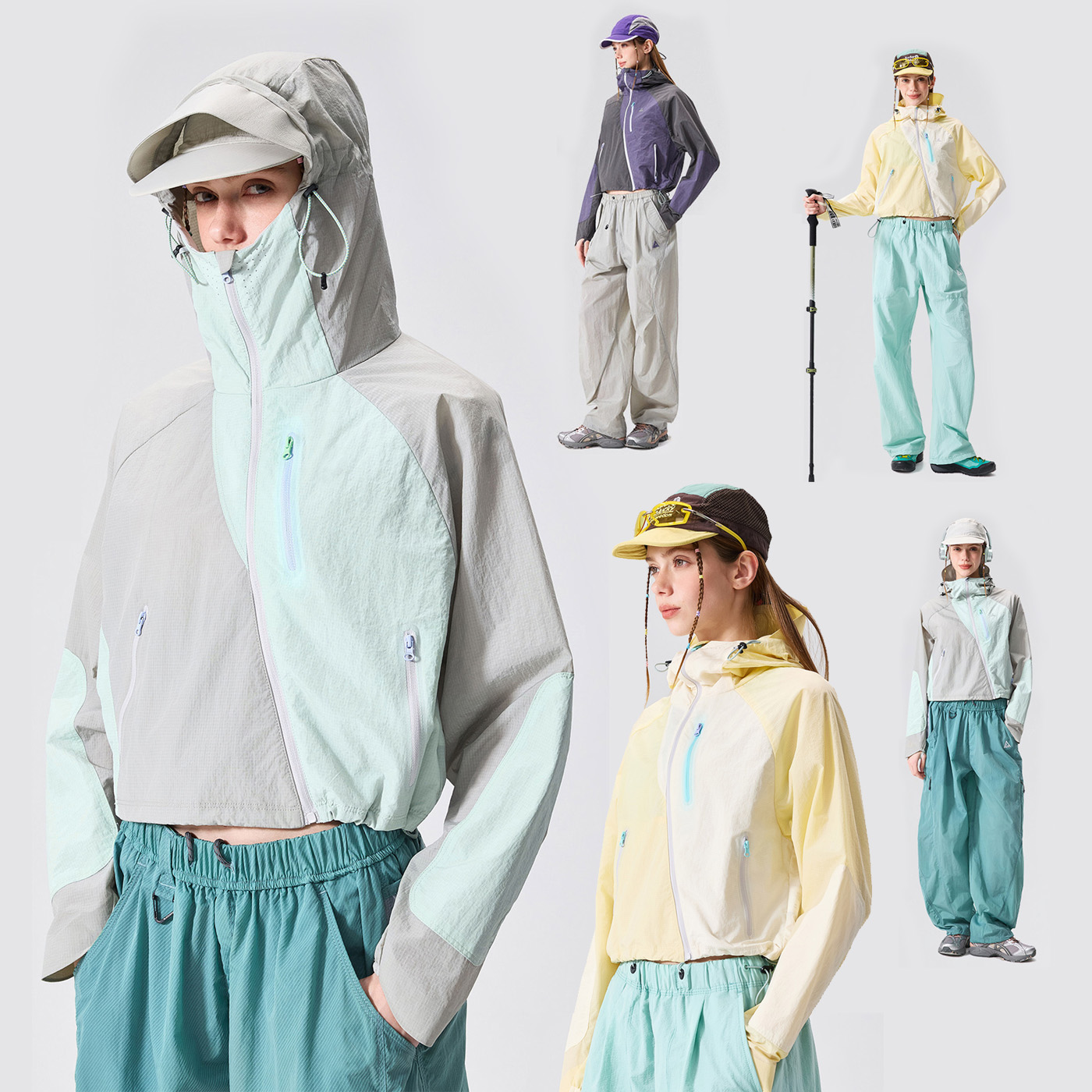 Женская легкая быстросохнущая  – обзор и цена Outdoor Sport Waterproof Jacket