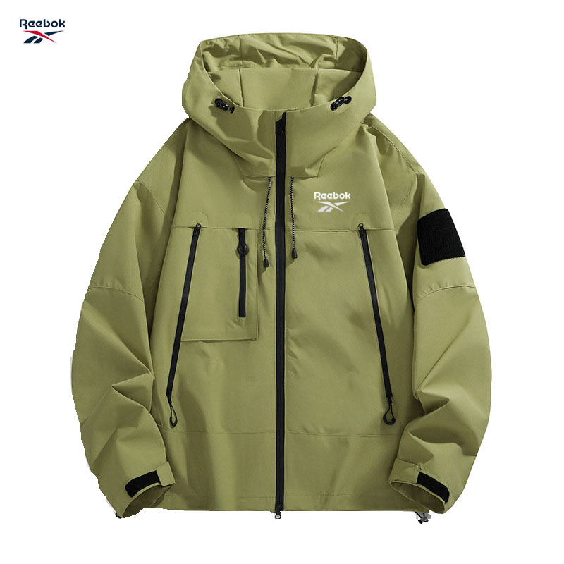 Мужская куртка Reebok с капюшо – обзор и цена Outdoor Sport Waterproof Jacket